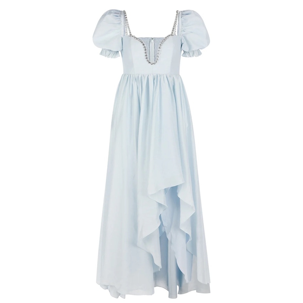 Maison amory ballroom dress in baby blue (love lettering)